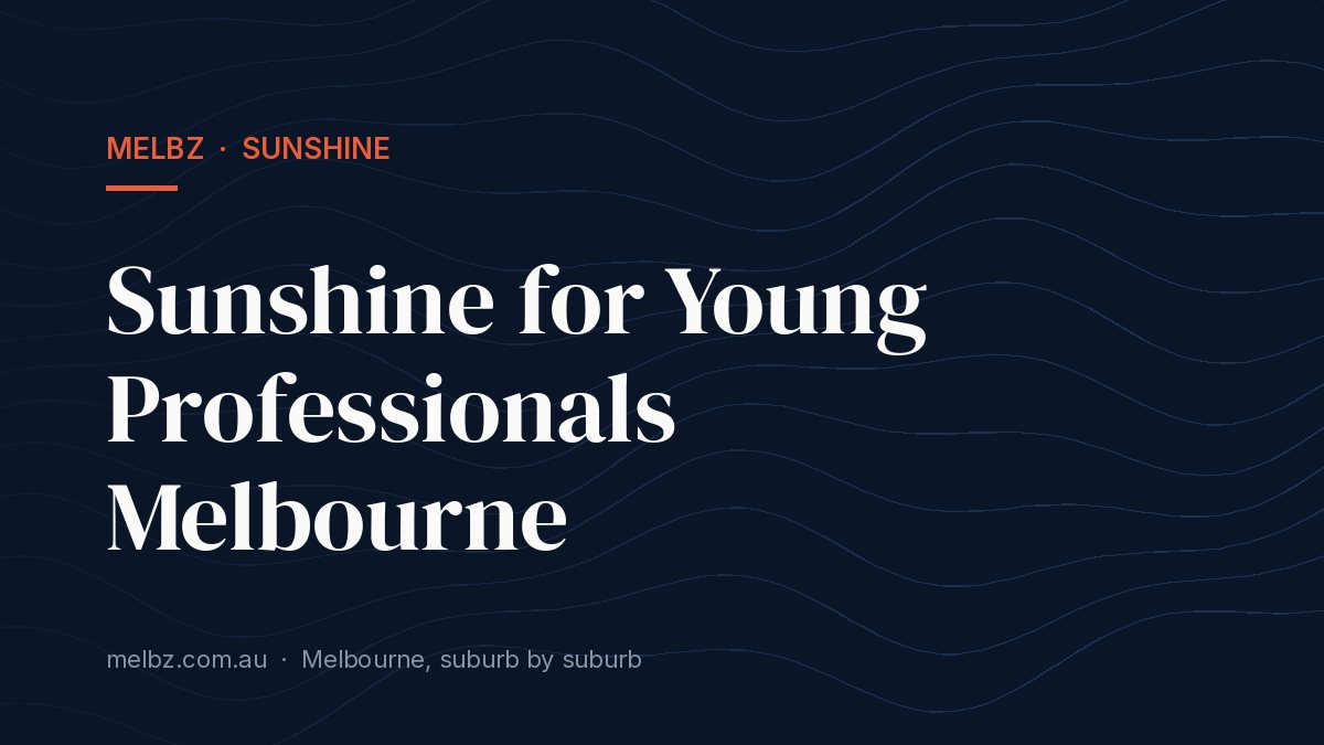 Title card: Sunshine for Young Professionals Melbourne