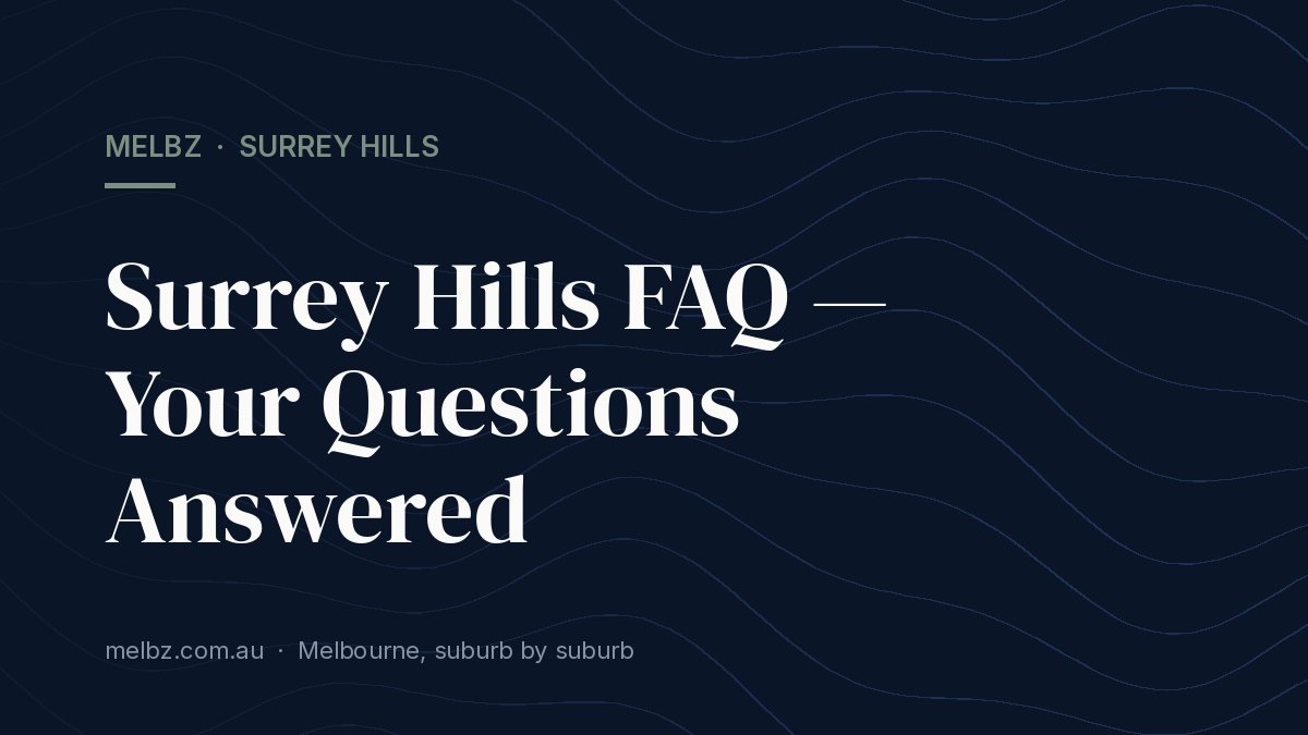 Living in an Apartment in Surrey Hills