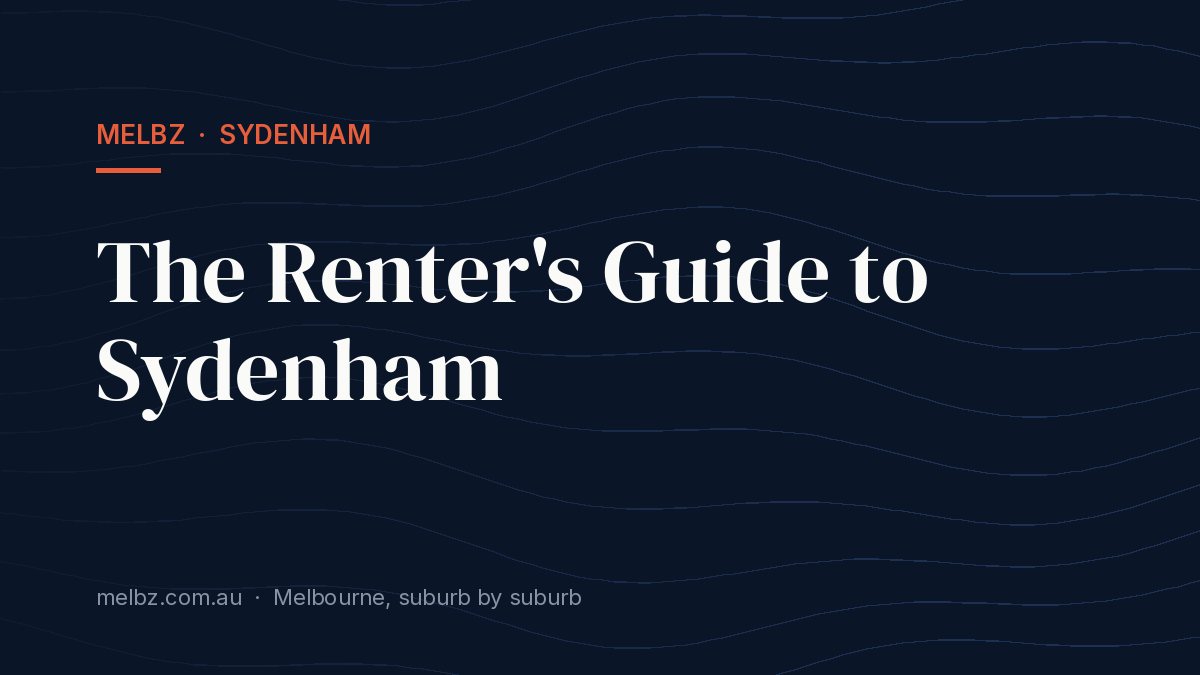 Title card: The Renter's Guide to Sydenham