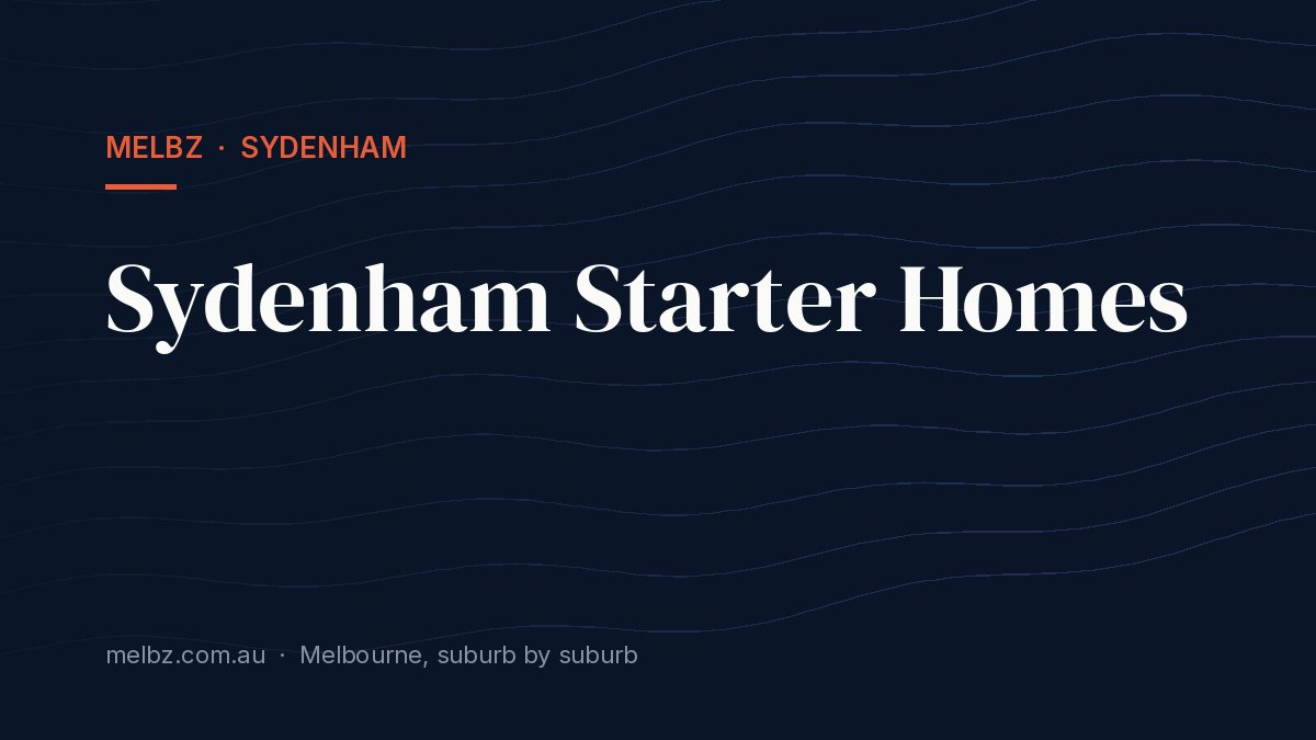 Title card: Sydenham Starter Homes