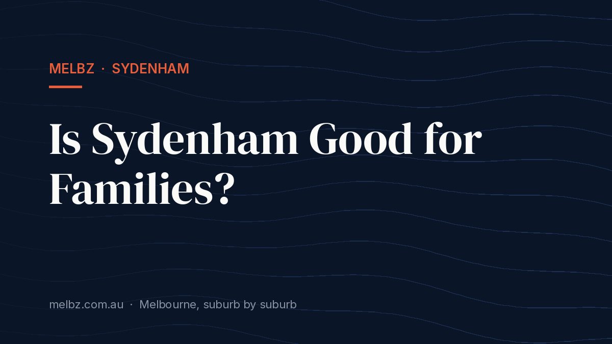 Title card: Is Sydenham Good for Families?