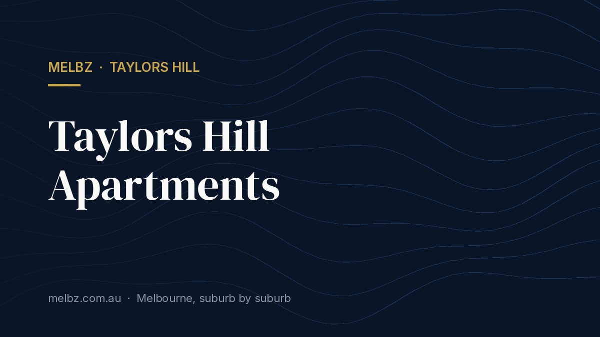 Title card: Taylors Hill Apartments