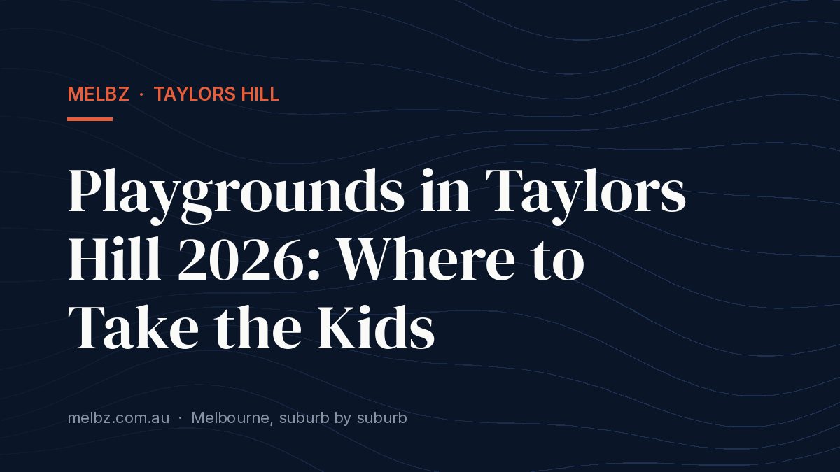 Title card: Playgrounds in Taylors Hill 2026: Where to Take the Kids