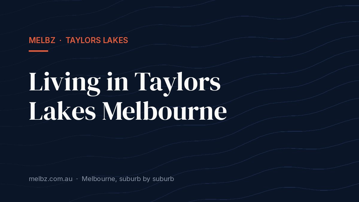 Title card: Living in Taylors Lakes Melbourne
