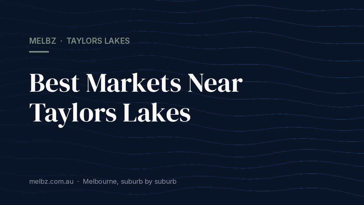 Title card: Best Markets Near Taylors Lakes