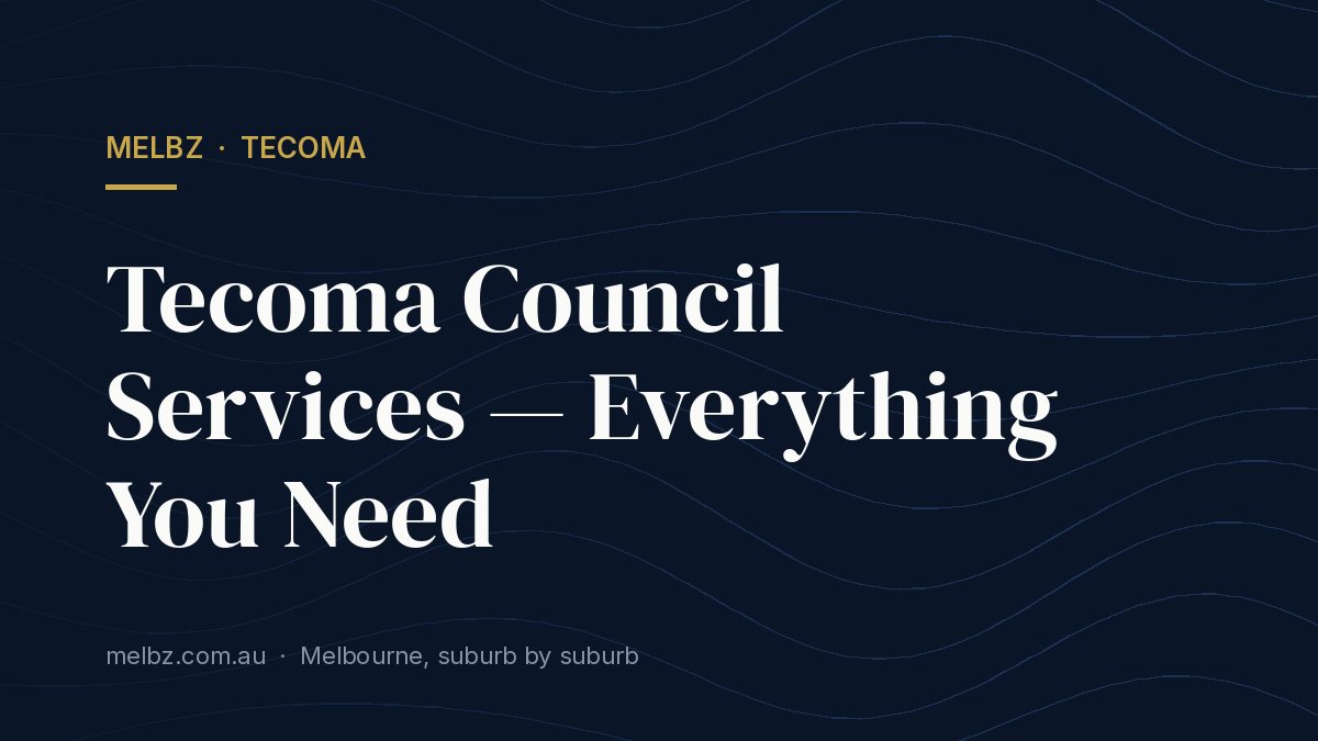 Title card: Tecoma Council Services — Everything You Need