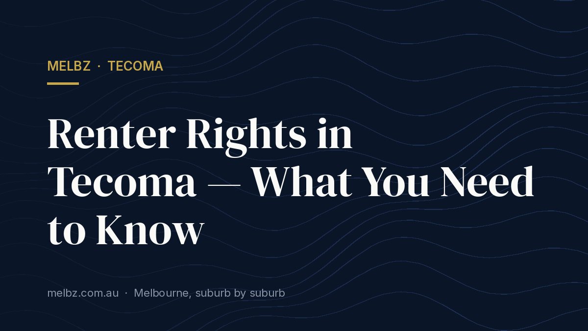 Title card: Renter Rights in Tecoma — What You Need to Know