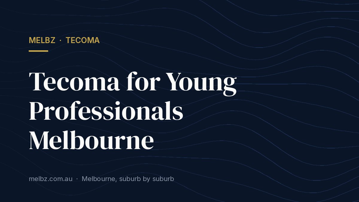 Title card: Tecoma for Young Professionals Melbourne