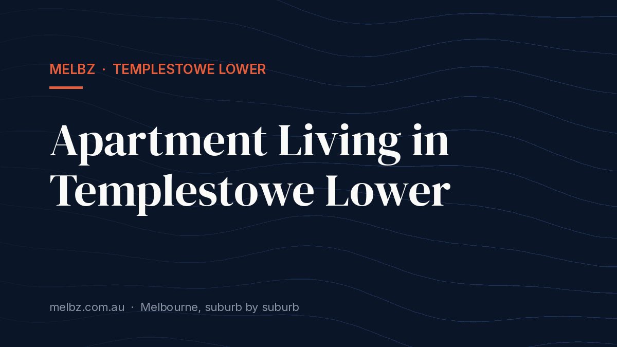 Title card: Apartment Living in Templestowe Lower