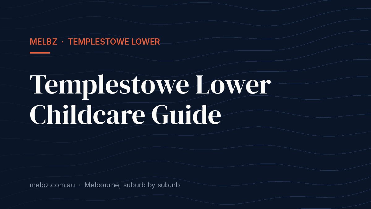 Title card: Templestowe Lower Childcare Guide