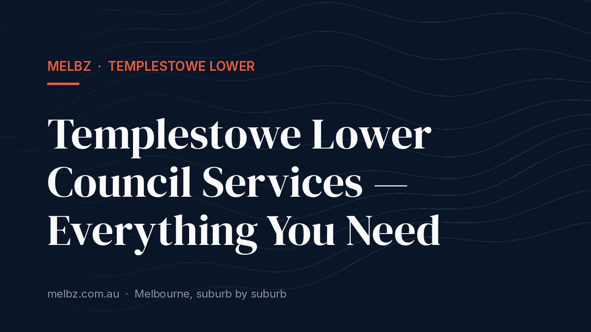 Title card: Templestowe Lower Council Services — Everything You Need