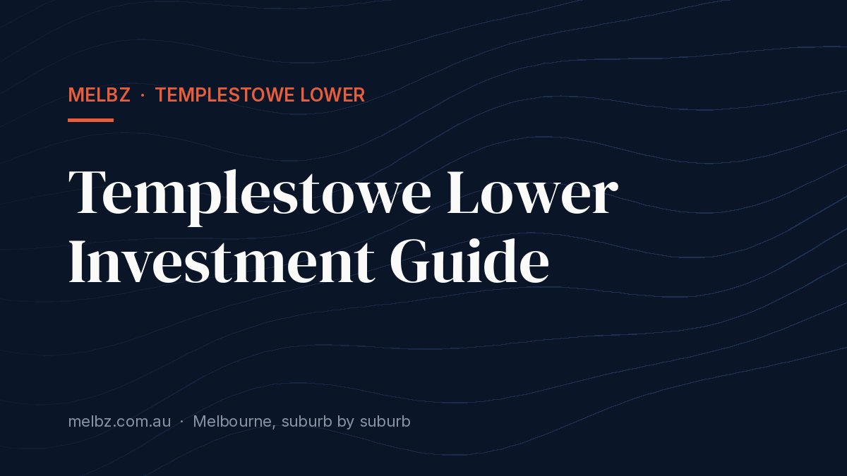 Title card: Templestowe Lower Investment Guide
