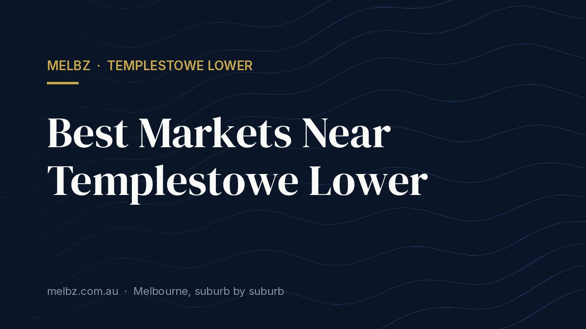 Title card: Best Markets Near Templestowe Lower