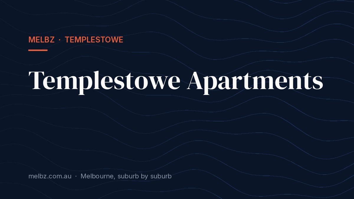 Title card: Templestowe Apartments