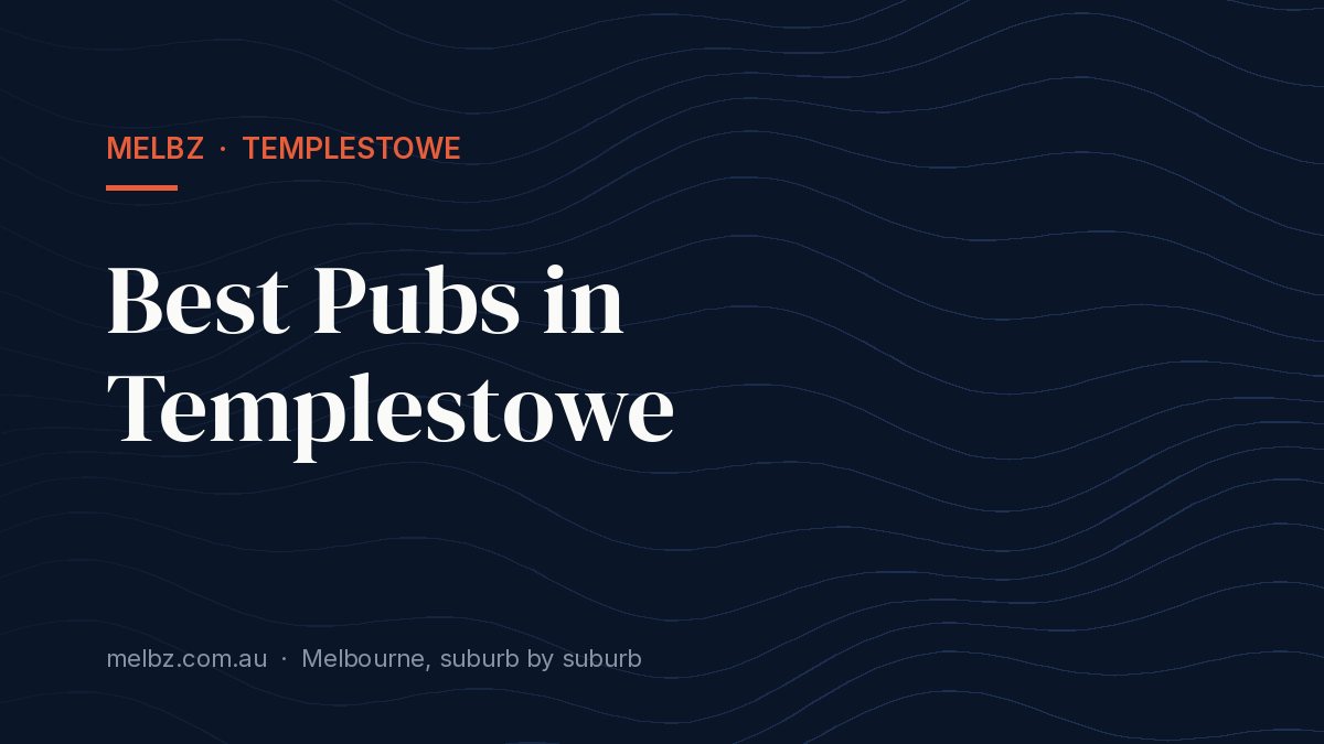 Title card: Best Pubs in Templestowe