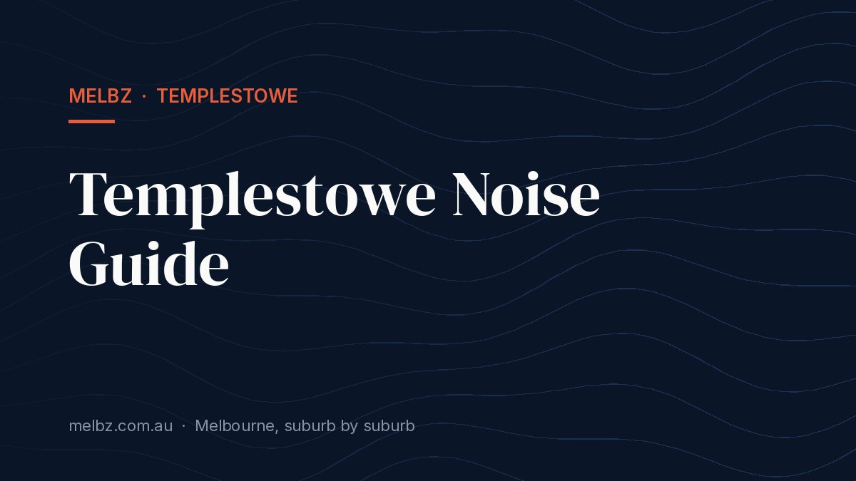 Title card: Templestowe Noise Guide