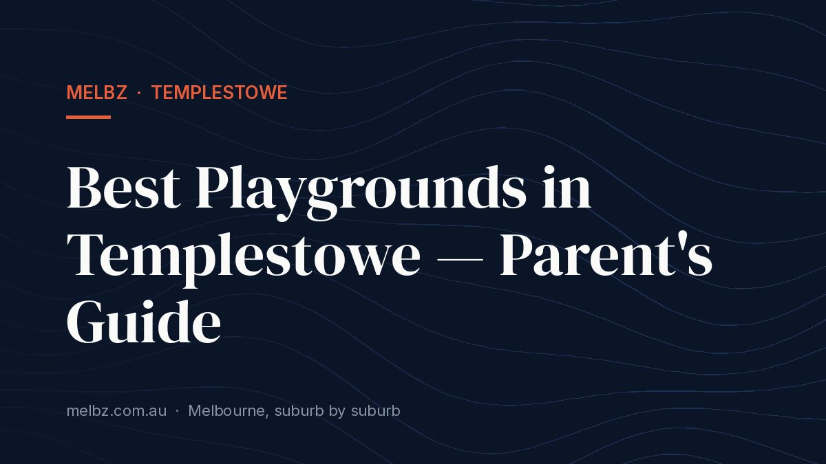 Title card: Best Playgrounds in Templestowe — Parent's Guide