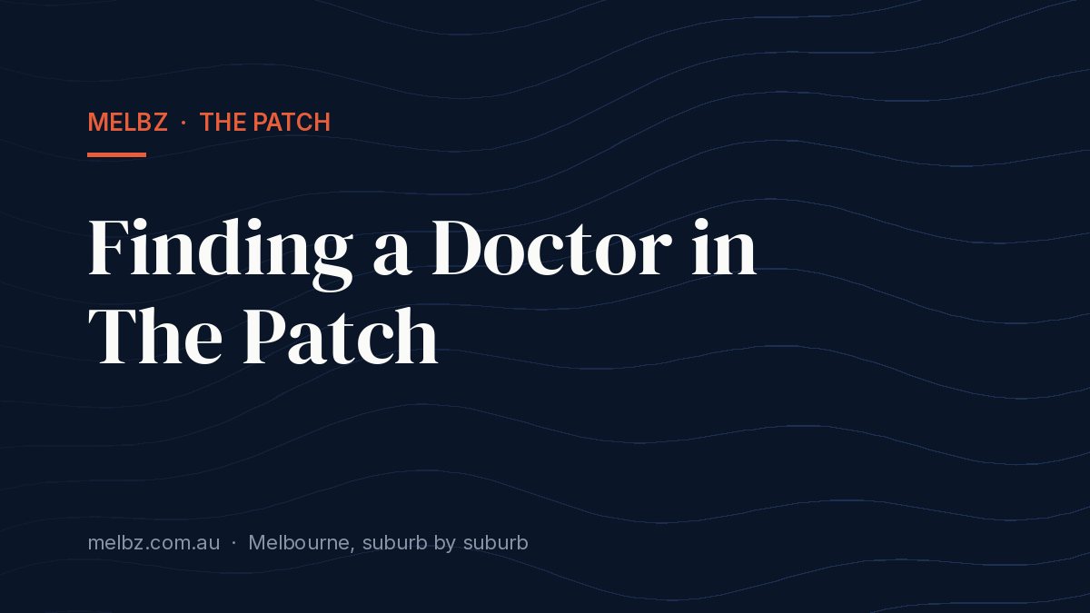 Title card: Finding a Doctor in The Patch