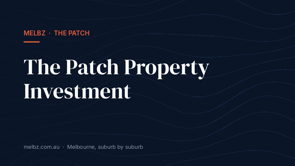 Title card: The Patch Property Investment