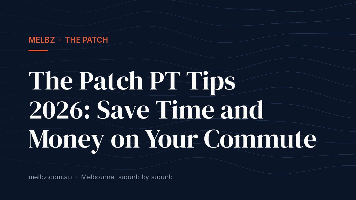 Title card: The Patch PT Tips 2026: Save Time and Money on Your Commute