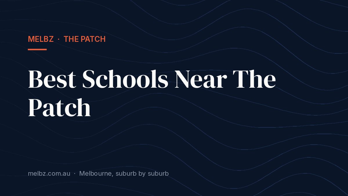 Title card: Best Schools Near The Patch