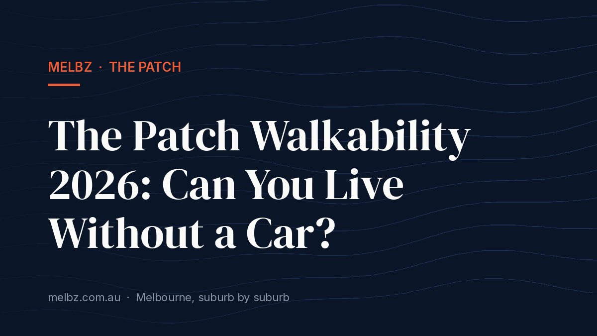 Title card: The Patch Walkability 2026: Can You Live Without a Car?