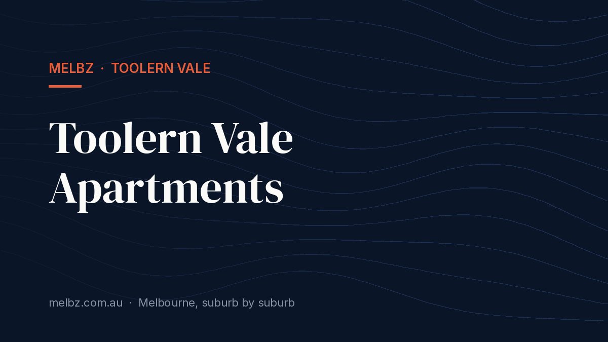 Title card: Toolern Vale Apartments