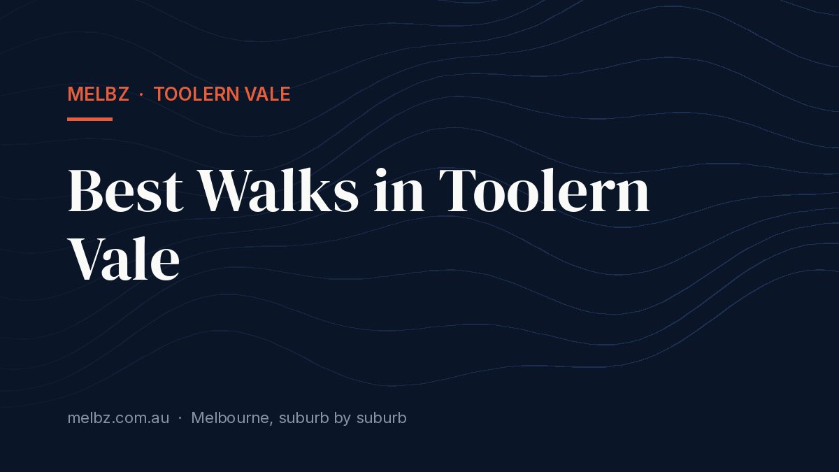 Title card: Best Walks in Toolern Vale