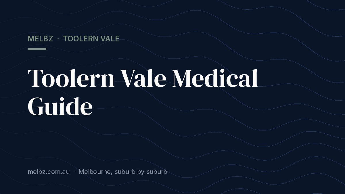 Title card: Toolern Vale Medical Guide