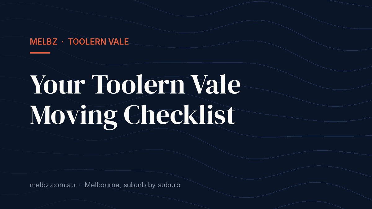Title card: Your Toolern Vale Moving Checklist