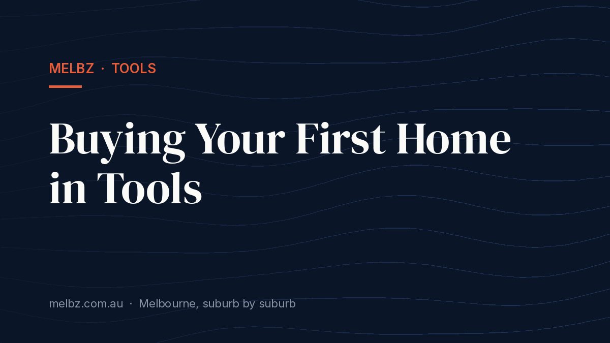Title card: Buying Your First Home in Tools