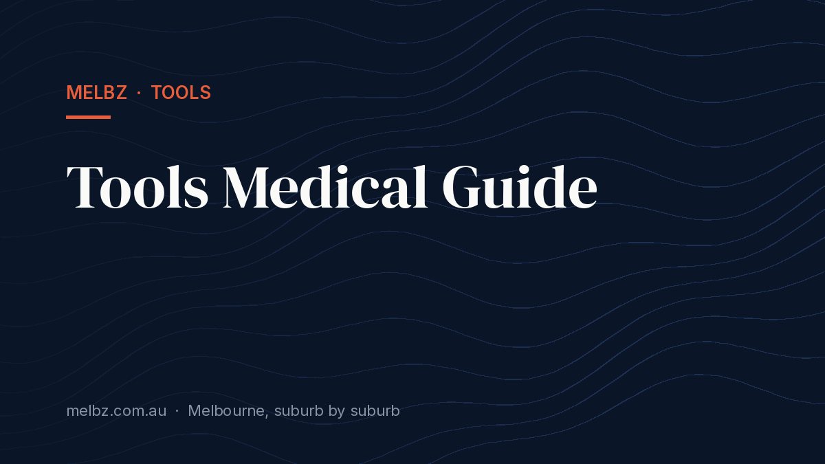 Title card: Tools Medical Guide