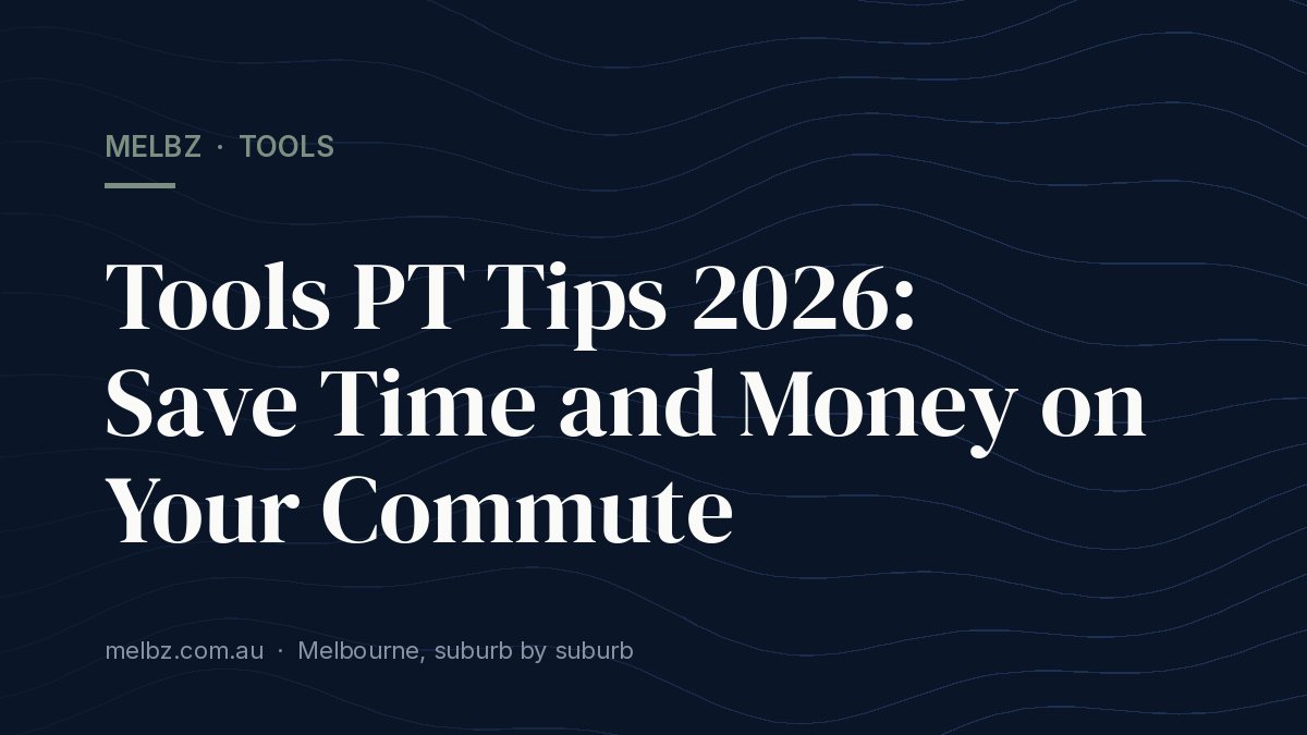 Title card: Tools PT Tips 2026: Save Time and Money on Your Commute
