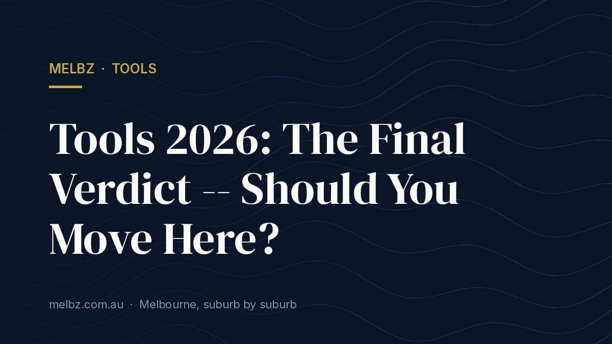 Title card: Tools 2026: The Final Verdict -- Should You Move Here?