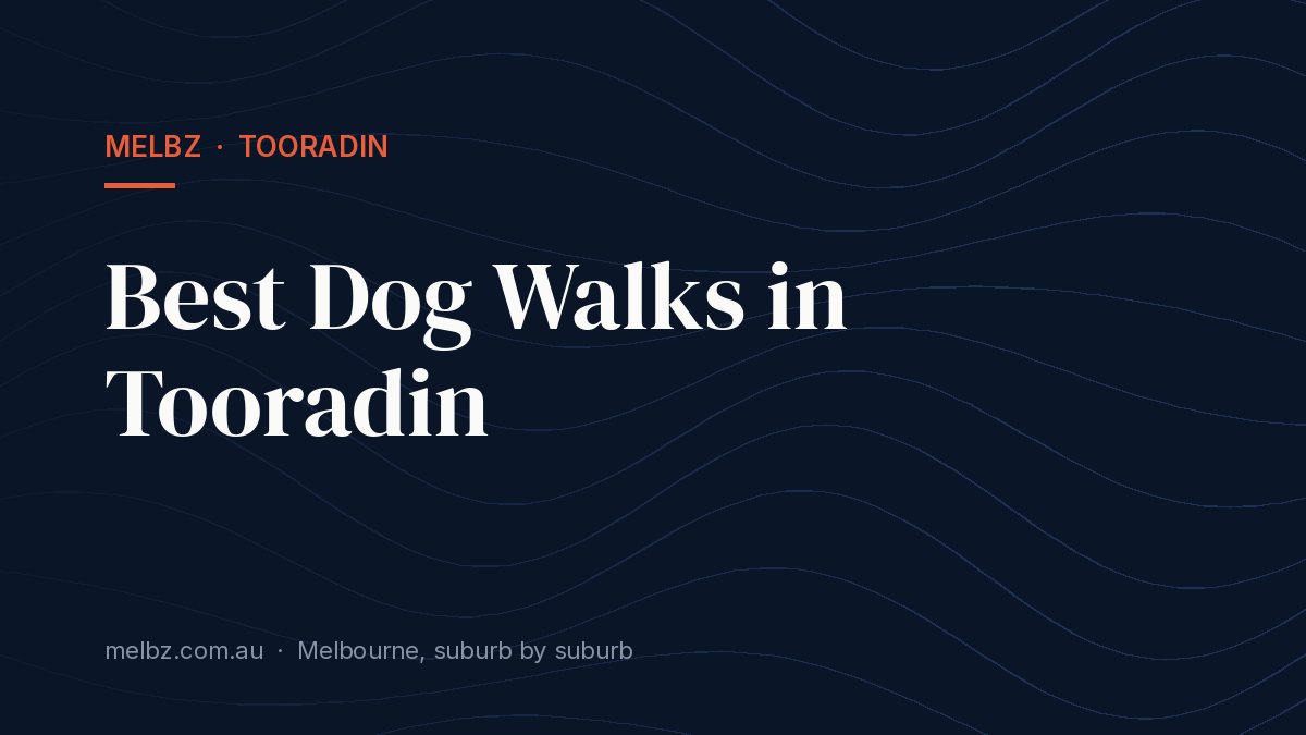 Title card: Best Dog Walks in Tooradin