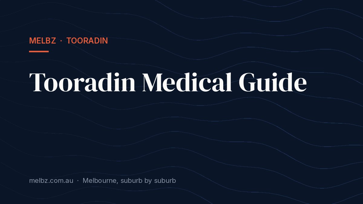 Title card: Tooradin Medical Guide