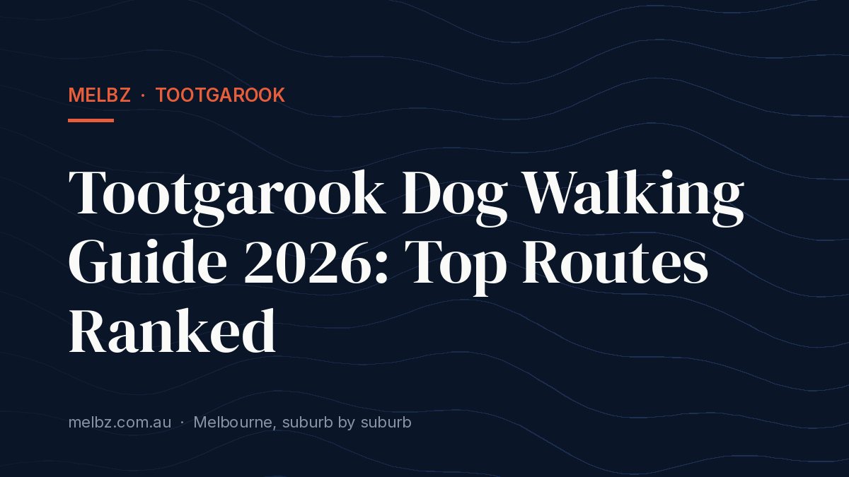Title card: Tootgarook Dog Walking Guide 2026: Top Routes Ranked