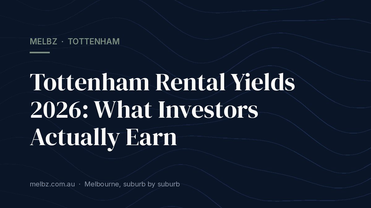 Title card: Tottenham Rental Yields 2026: What Investors Actually Earn