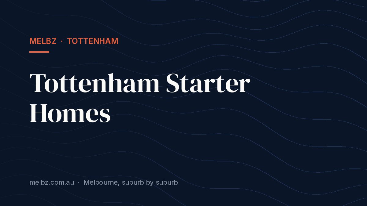 Title card: Tottenham Starter Homes