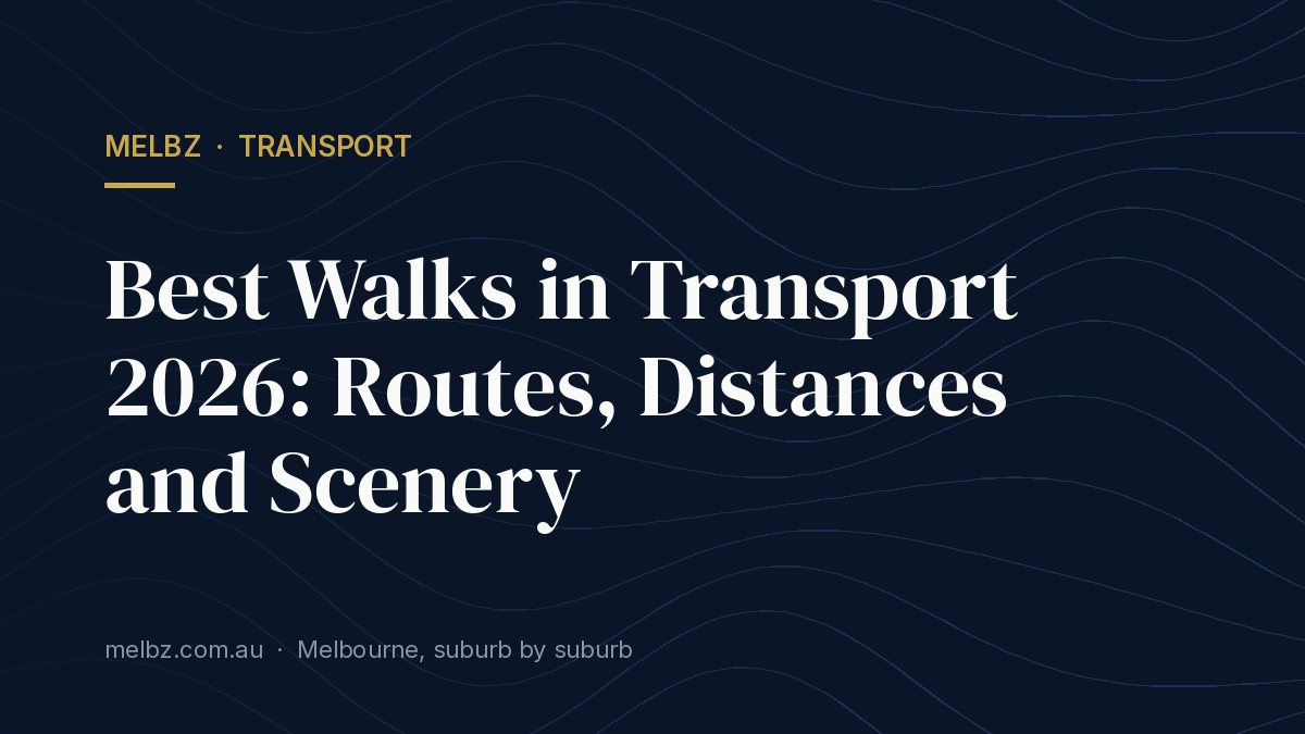 Title card: Best Walks in Transport 2026: Routes, Distances and Scenery