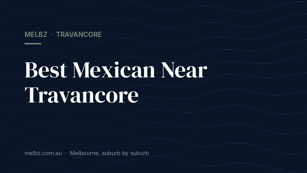 Title card: Best Mexican Near Travancore