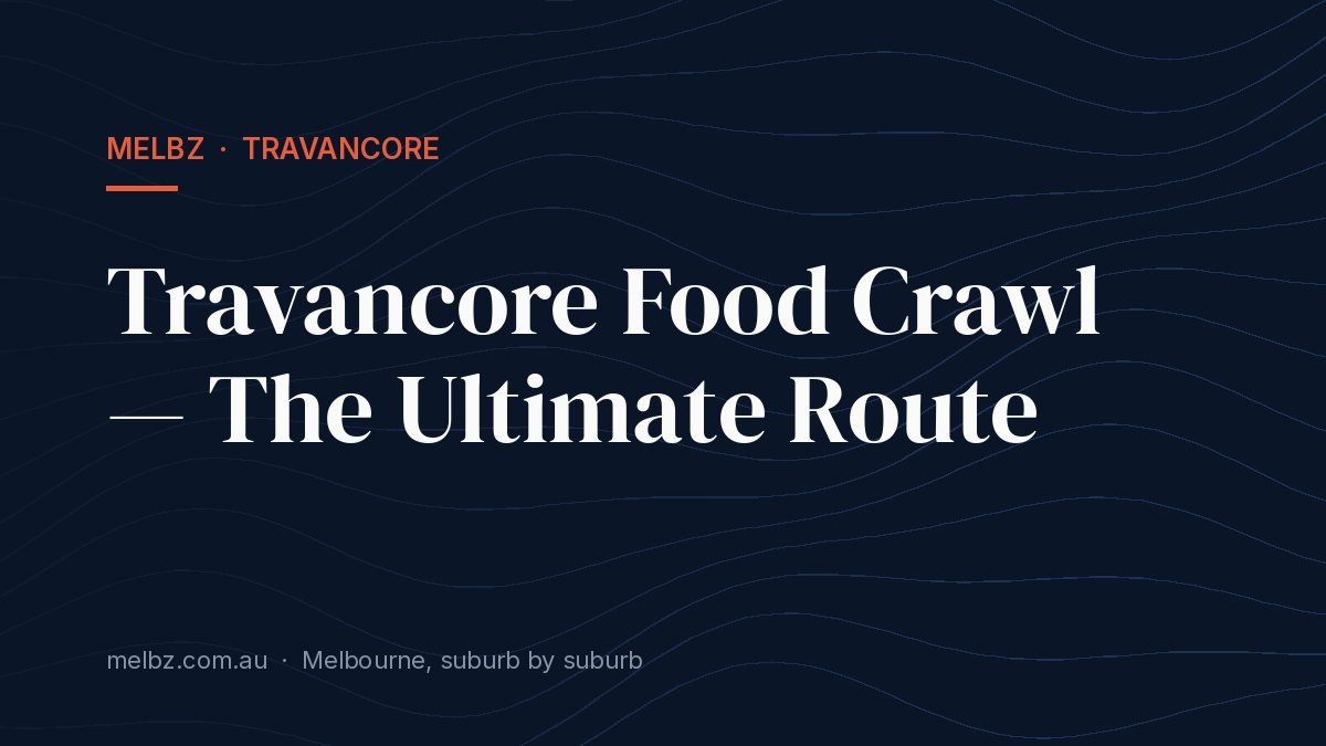 Title card: Travancore Food Crawl — The Ultimate Route