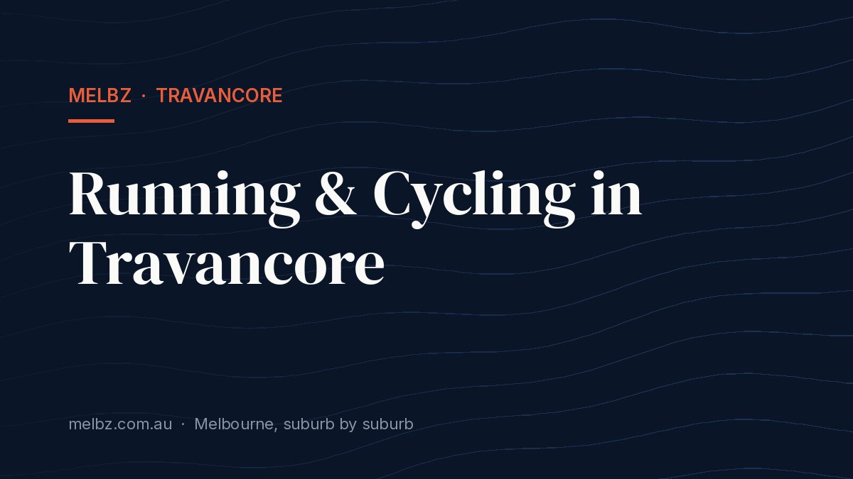Title card: Running & Cycling in Travancore
