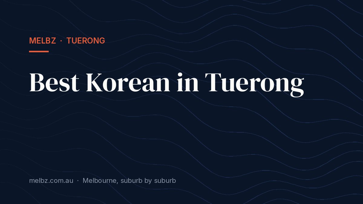 Title card: Best Korean in Tuerong
