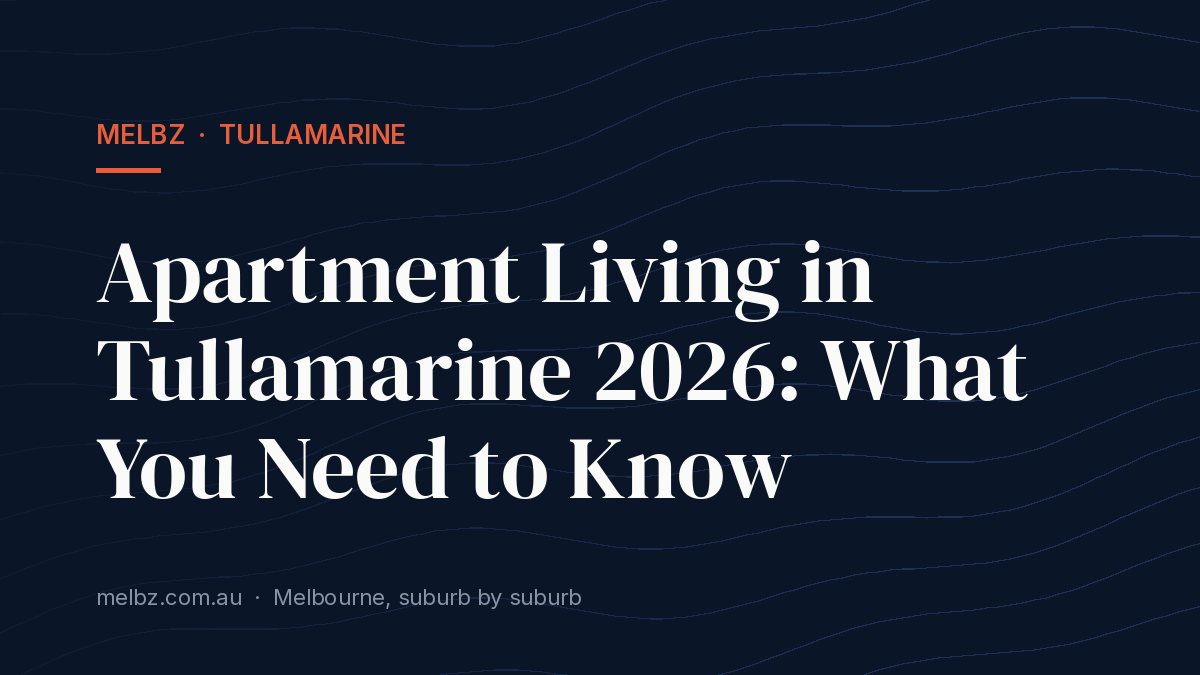 Title card: Apartment Living in Tullamarine 2026: What You Need to Know