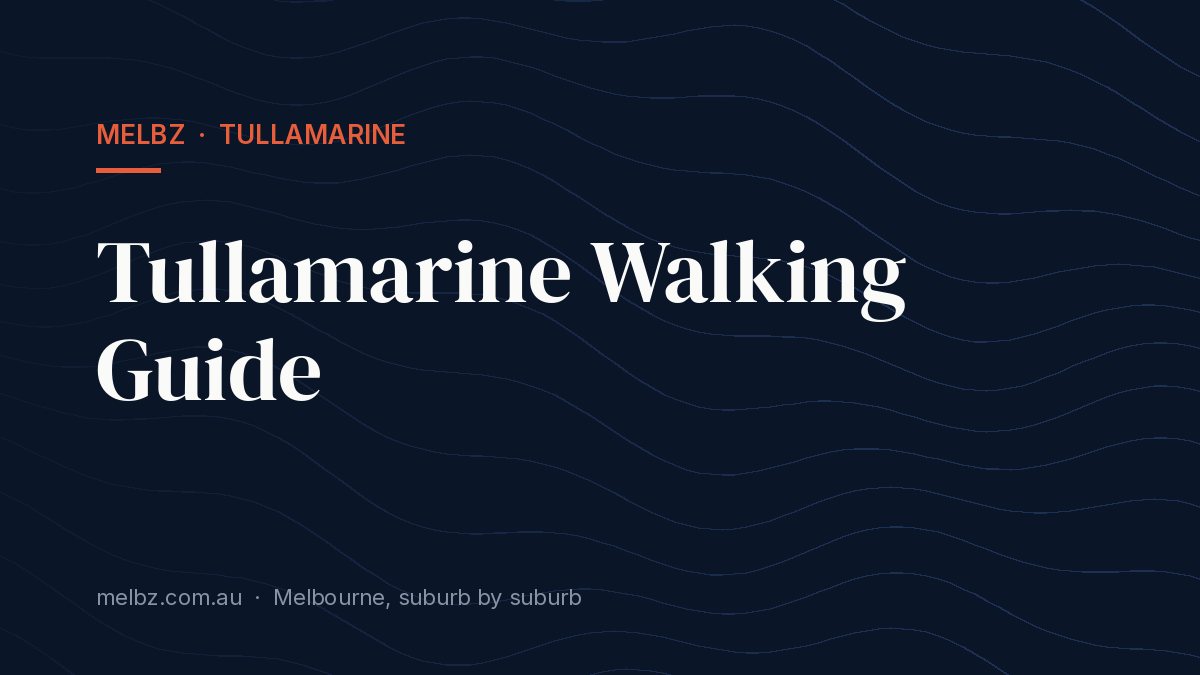Title card: Tullamarine Walking Guide