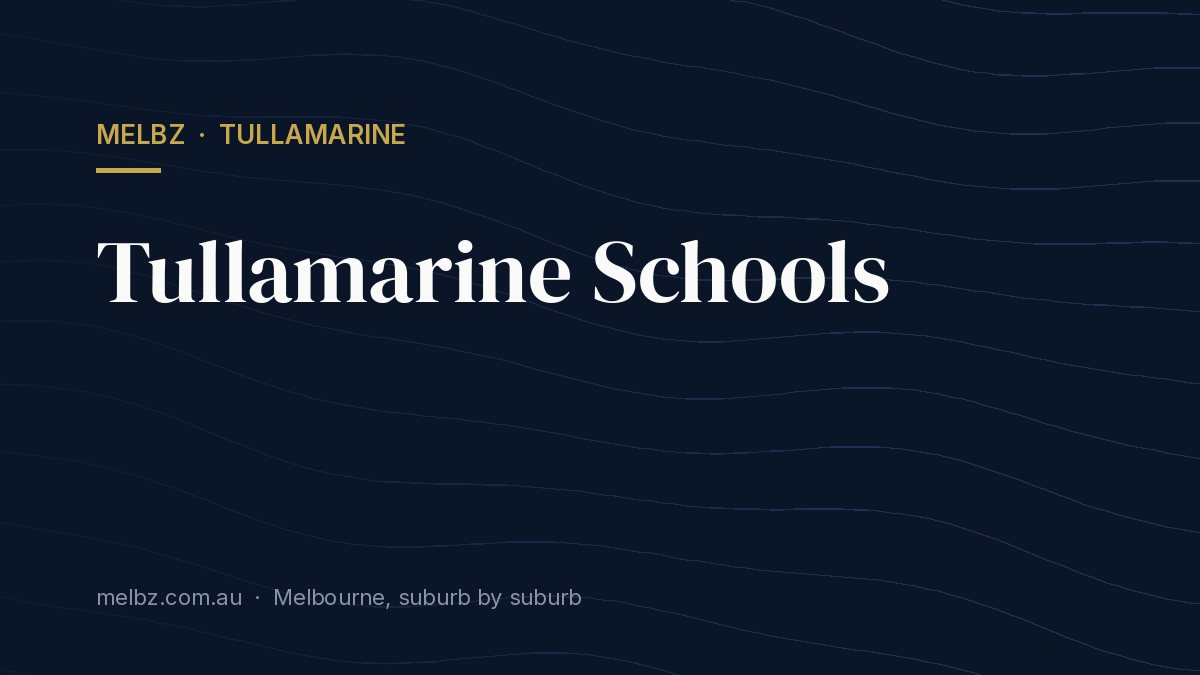 Title card: Tullamarine Schools