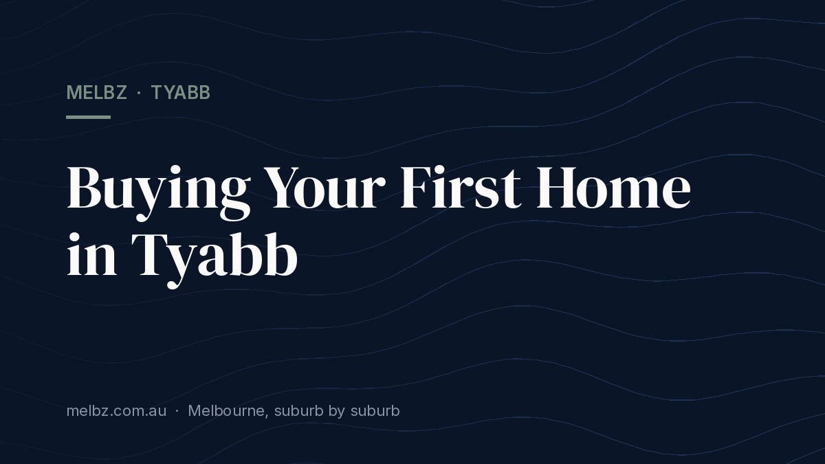 Title card: Buying Your First Home in Tyabb