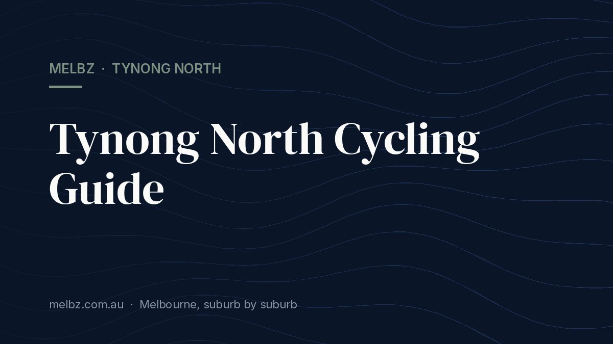 Title card: Tynong North Cycling Guide