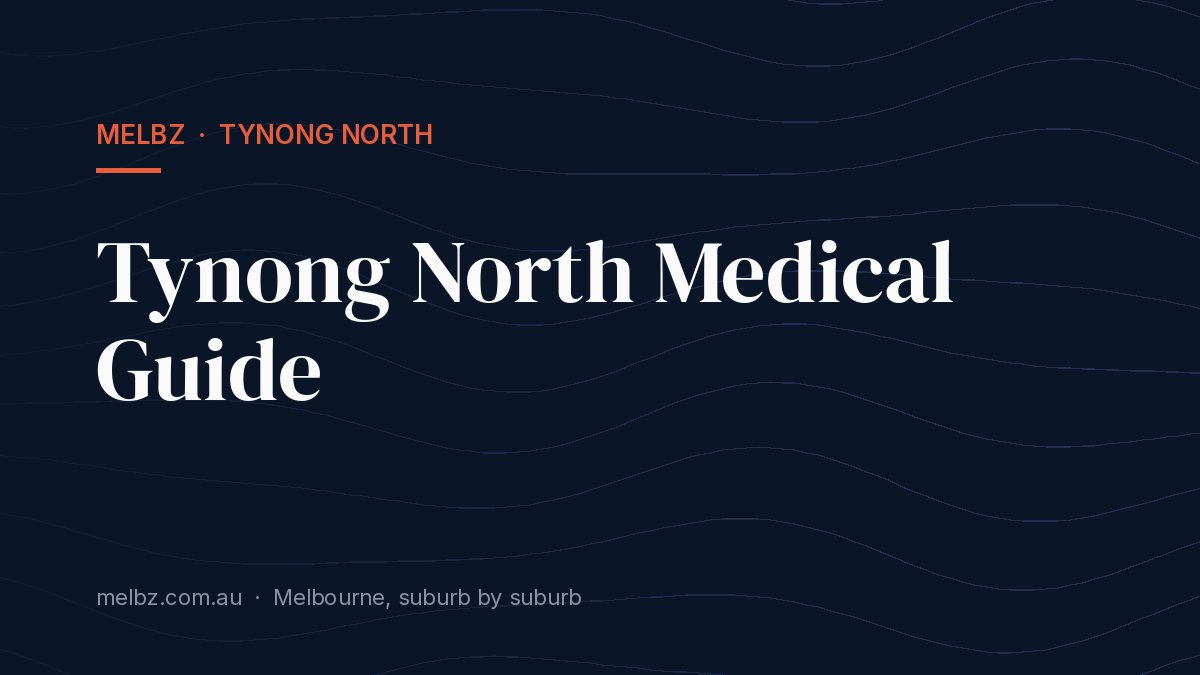 Title card: Tynong North Medical Guide